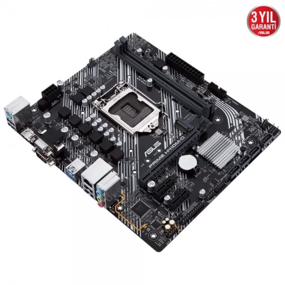 ASUS PRIME H410M-D 2933MHz DDR4 Intel Soket 1200 mATX Anakart