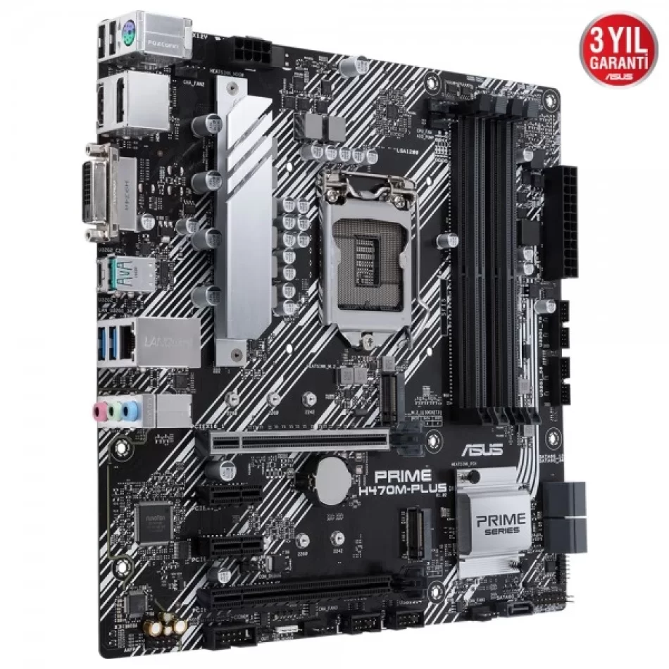 ASUS PRIME H470M-PLUS 2933MHz DDR4 Intel Soket 1200 mATX Anakart