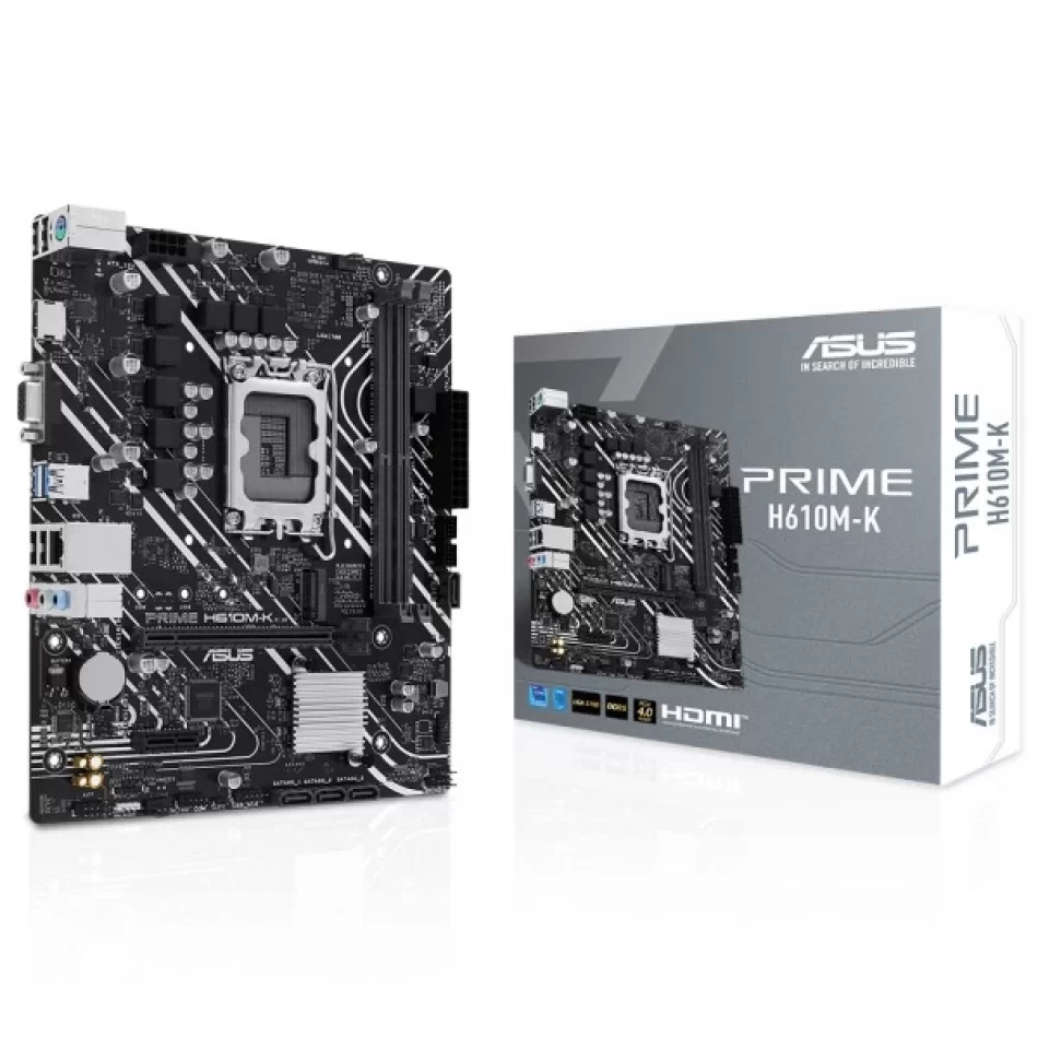 ASUS PRIME H610M-K DDR5 5600MHz Intel Soket 1700 mATX Anakart