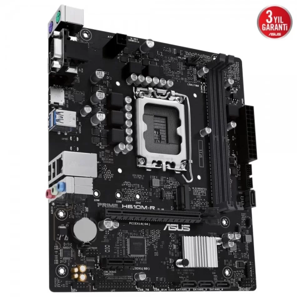 ASUS Prime H610M-R-SI 5600MHz DDR5 Intel Soket 1700 mATX Anakart