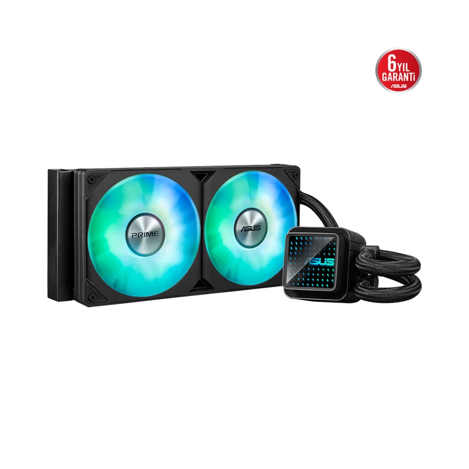 ASUS PRIME LC 240 ARGB 240 mm. Intel LGA 1851-1700 / AMD AM5 Uyumlu İşlemci Sıvı Soğutucu