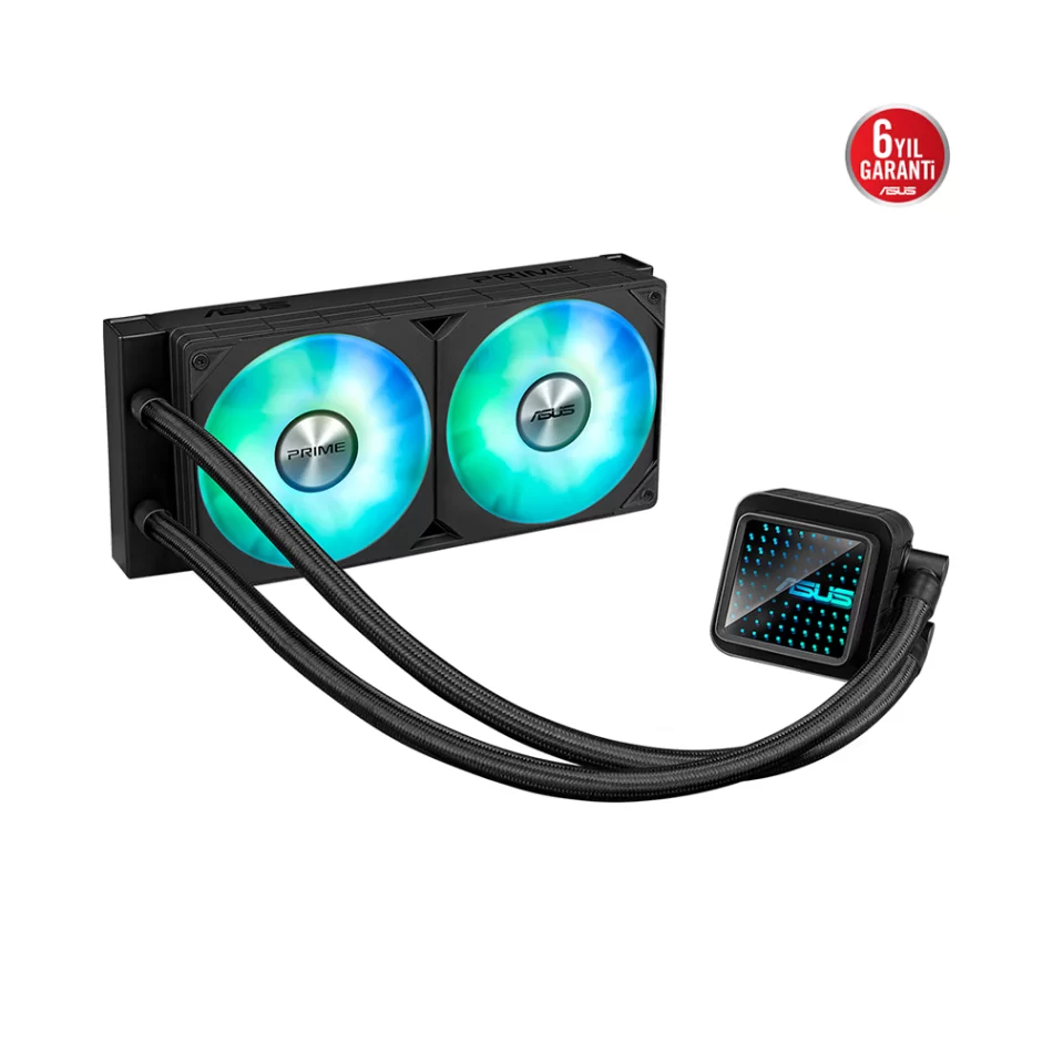 ASUS PRIME LC 240 ARGB 240 mm. Intel LGA 1851-1700 / AMD AM5 Uyumlu İşlemci Sıvı Soğutucu