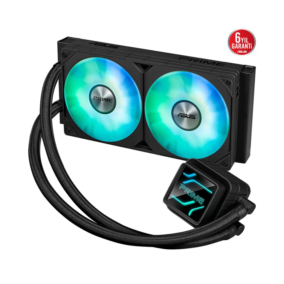 ASUS PRIME LC 240 ARGB 240 mm. Intel LGA 1851-1700 / AMD AM5 Uyumlu İşlemci Sıvı Soğutucu
