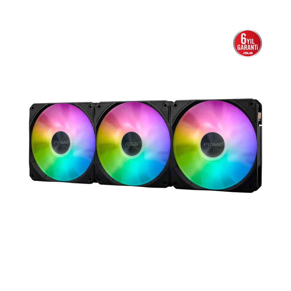 ASUS Prime LC 360 ARGB LCD 360mm. Intel 1851-1700 / AMD AM5 Uyumlu İşlemci Sıvı Soğutucu