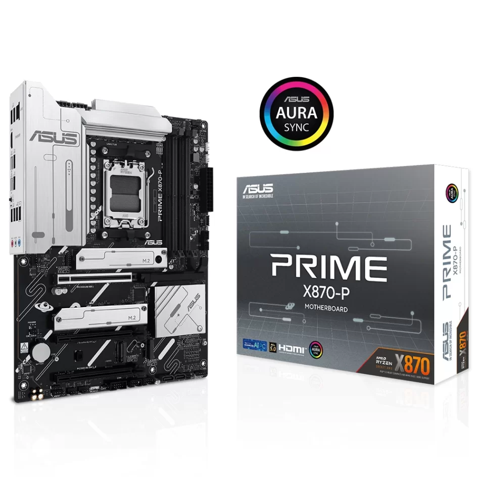 ASUS PRIME X870-P 8000MHz(OC) DDR5 AMD Soket AM5 ATX Anakart