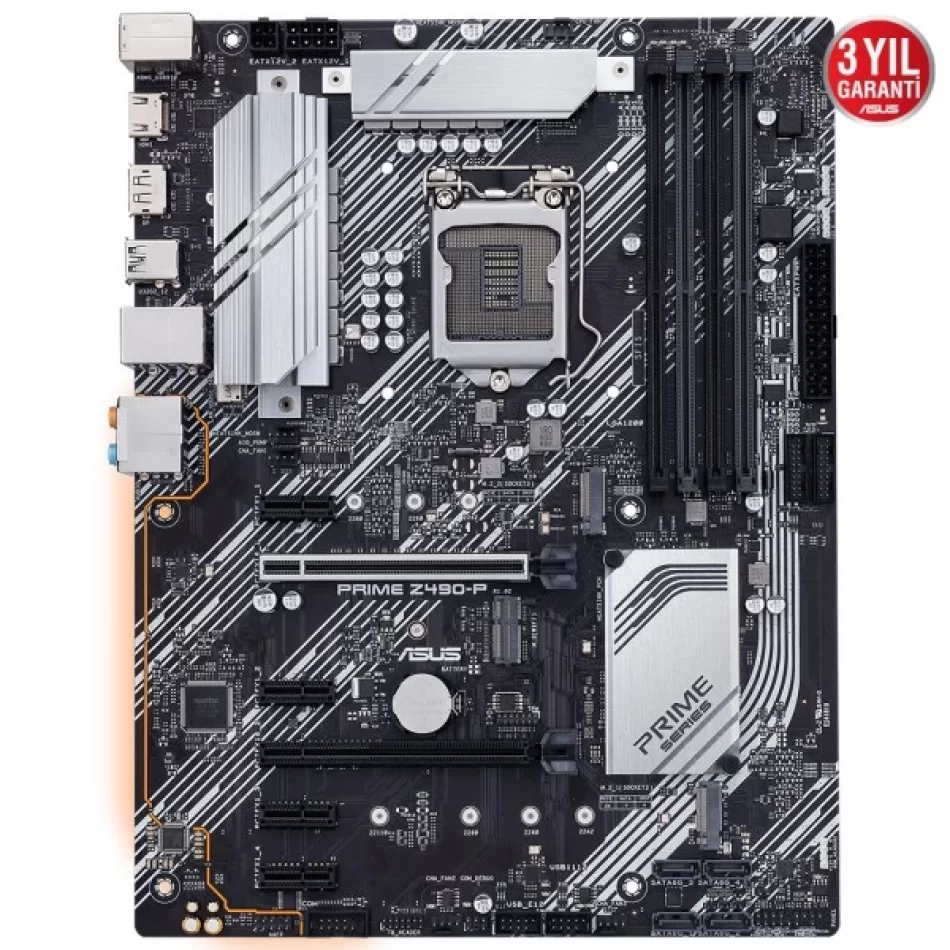 ASUS PRIME Z490-P 4600MHz(OC) DDR4 Intel Soket 1200 ATX Anakart