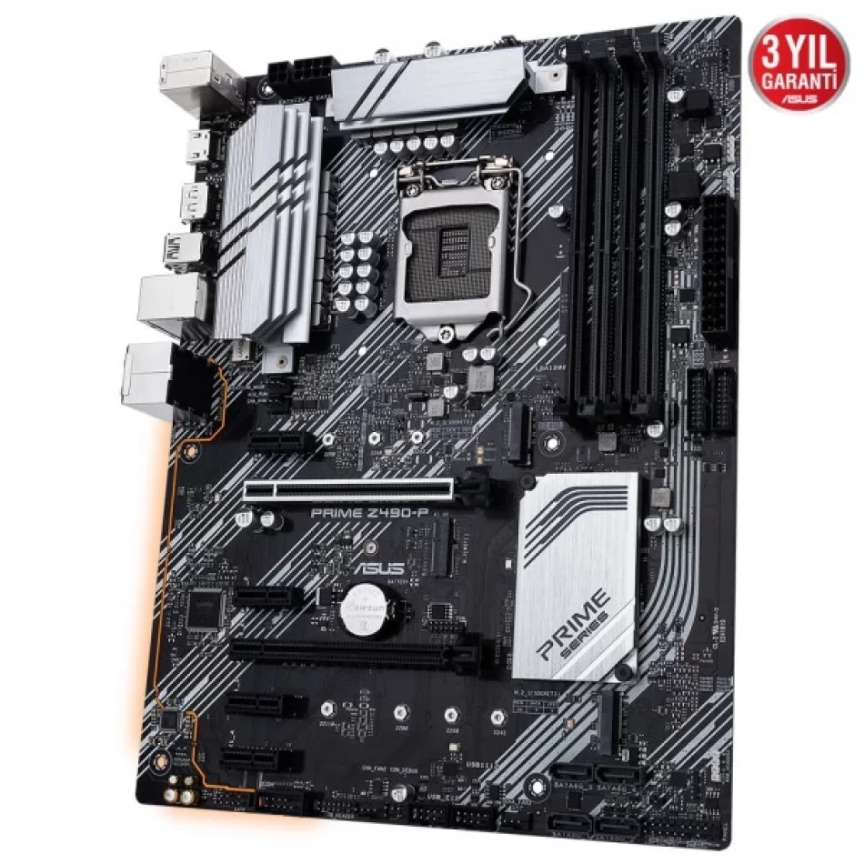 ASUS PRIME Z490-P 4600MHz(OC) DDR4 Intel Soket 1200 ATX Anakart