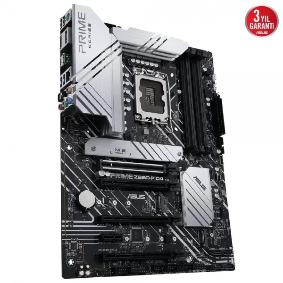 ASUS PRIME Z690-P D4-CSM 5333MHz(OC) DDR4 Intel Soket 1700 ATX Anakart