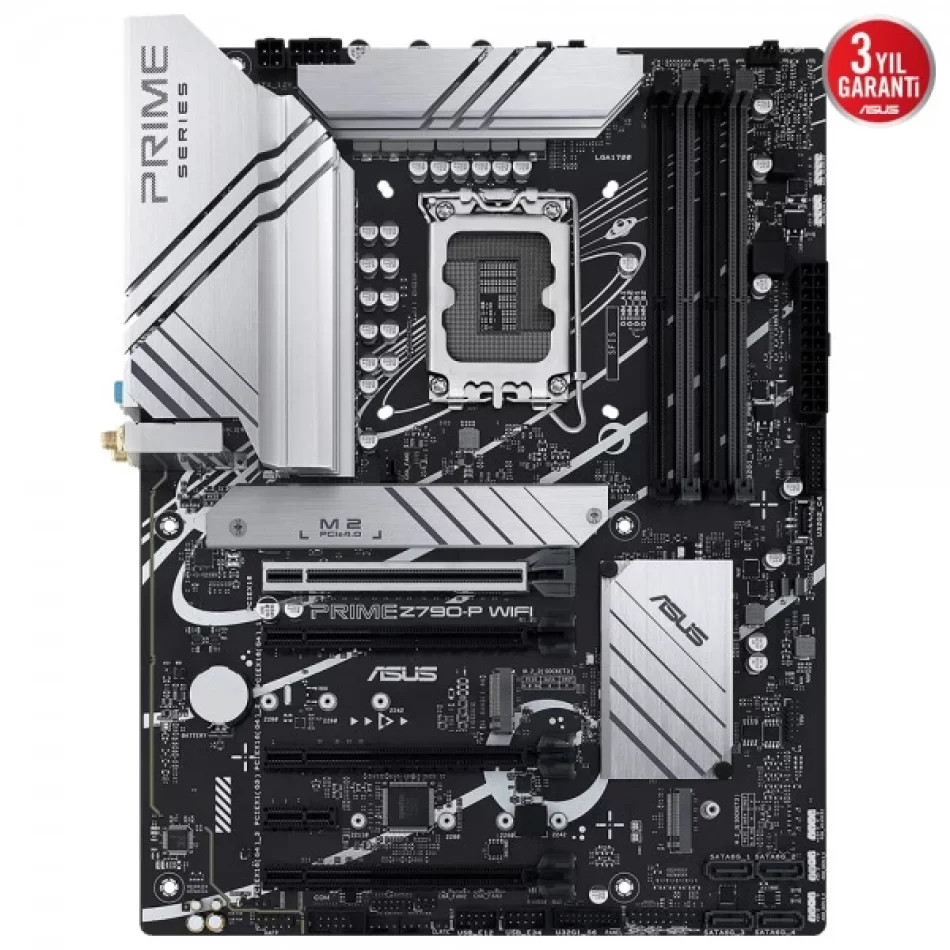 ASUS PRIME Z790-P WIFI DDR5 7200MHz Intel Soket 1700 ATX Anakart