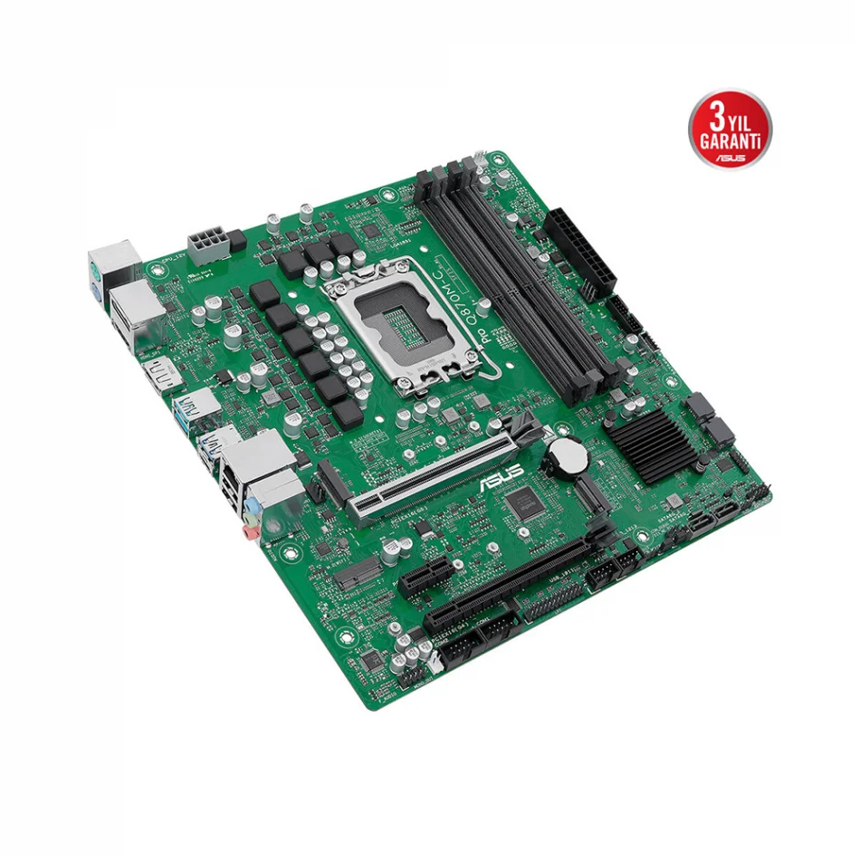 ASUS PRO Q870M-C-CSM 6400MHz(OC) DDR5 Intel Soket 1851 Intel vPro Destekli Kurumsal mATX Anakart