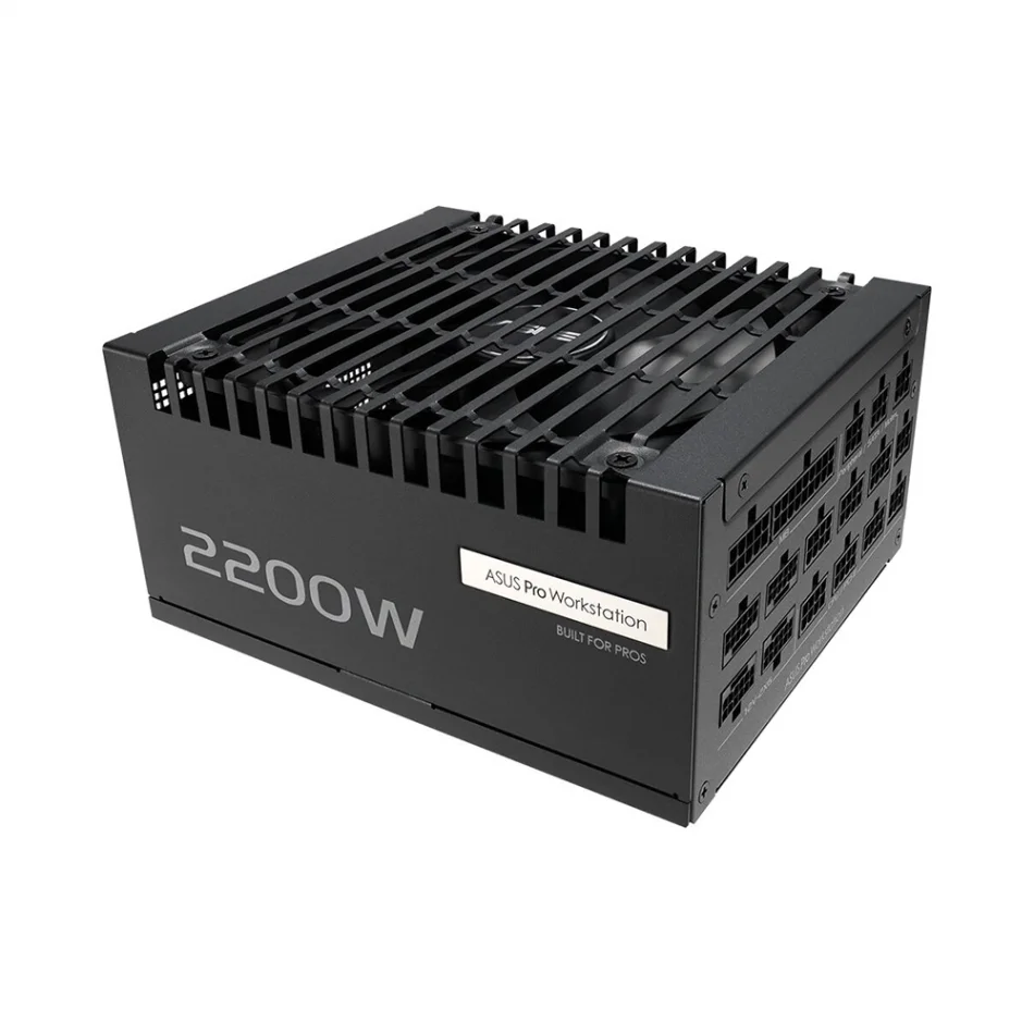 ASUS Pro WS 2200W 80+ Platinum Tam Modüler ATX 3.1 PCIe 5.1 Profesyonel Güç Kaynağı