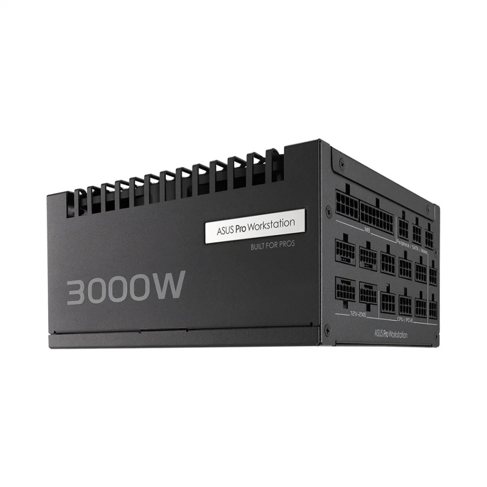 ASUS Pro WS 3000W 80+ Platinum Tam Modüler ATX 3.1 PCIe 5.1 Profesyonel Güç Kaynağı
