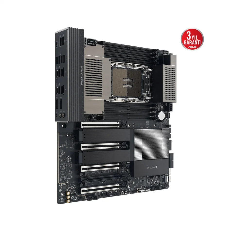 ASUS Pro WS W890-SAGE 4x PCIe 5.0 x16 Slot Intel Soket LGA4710-2 Xeon Workstation CEB Anakart