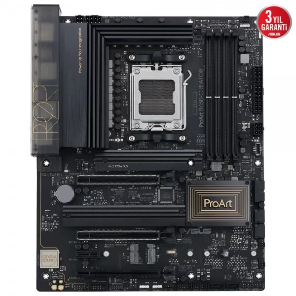 ASUS ProArt B650 Creator 7600Mhz(OC) DDR5 AMD Soket AM5 ATX Anakart