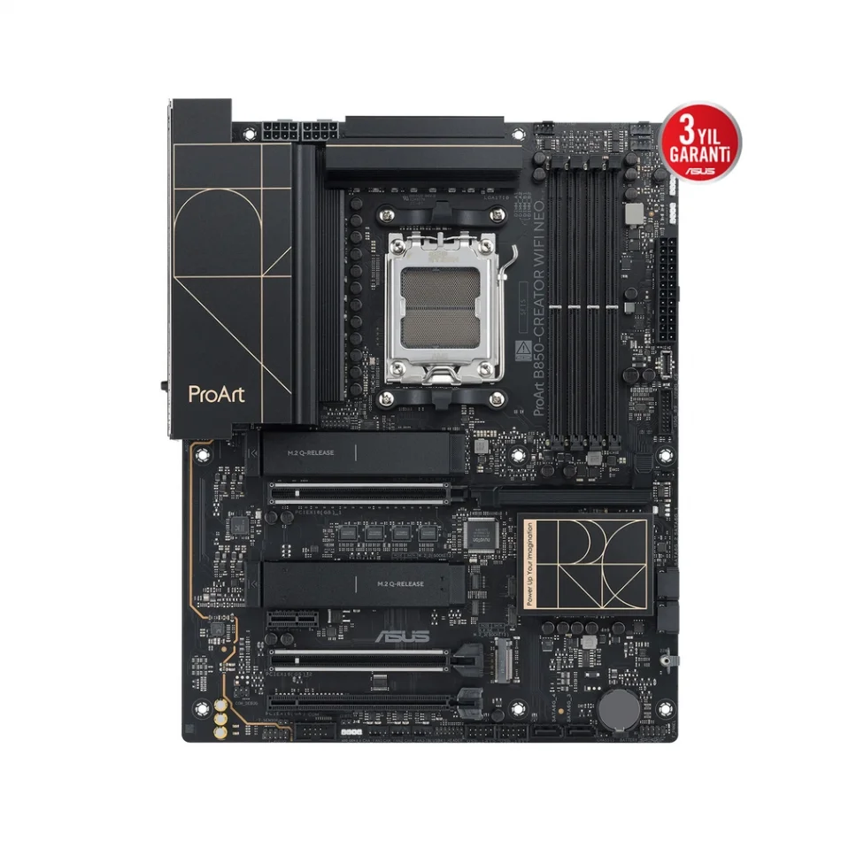 ASUS ProArt B850-CREATOR WIFI Neo 8400MHz(OC) DDR5 AMD Soket AM5 ATX Anakart