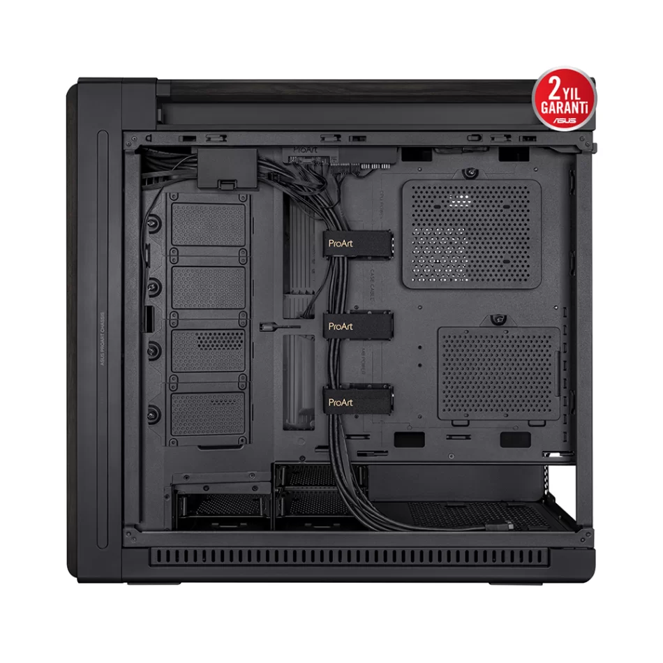 ASUS ProArt PA602 Wood Edition - Metal Panel Mid-Tower e-ATX Bilgisayar Kasası