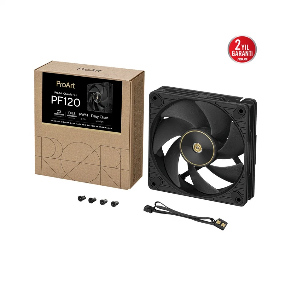 ASUS ProArt PF120 3000rpm Daisy-Chain Destekli PWM Fan