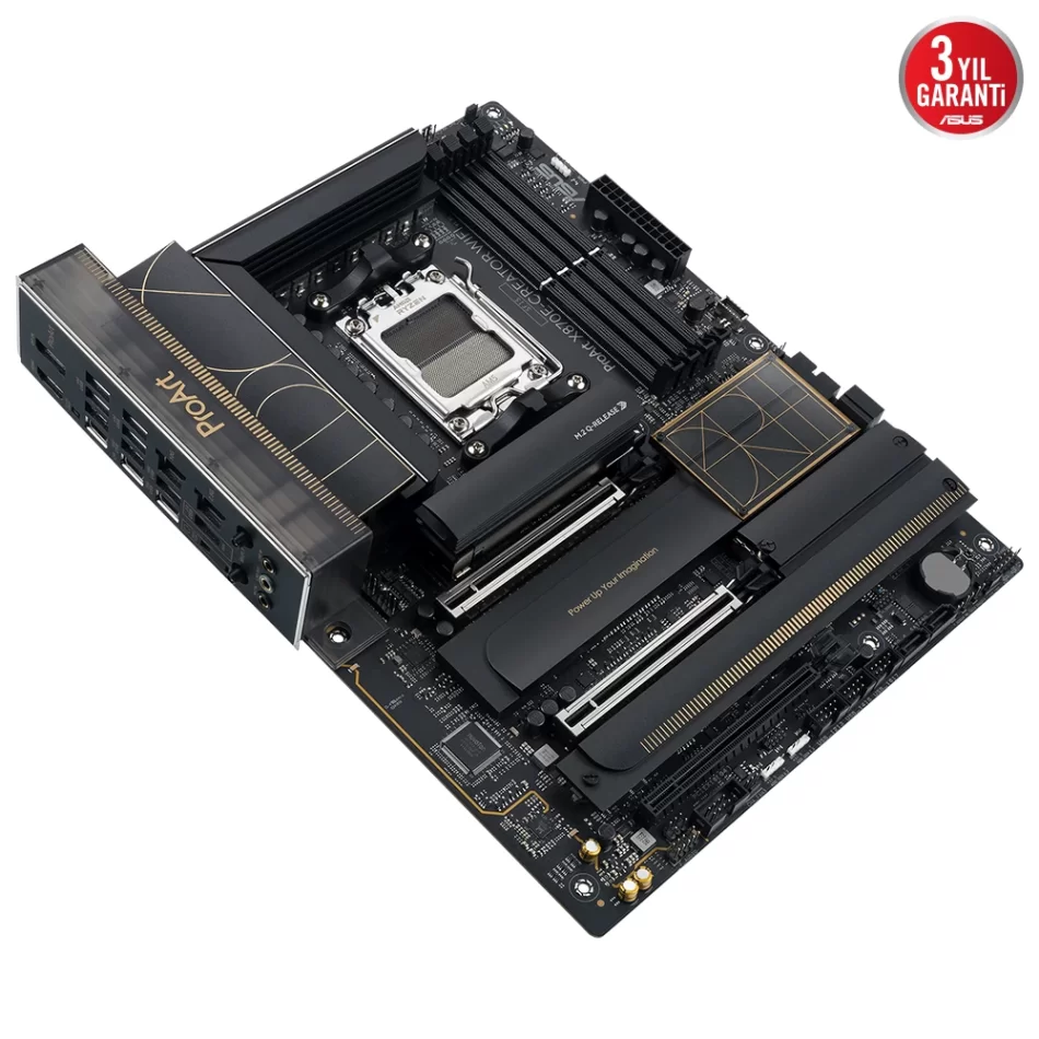 ASUS ProArt X870E-CREATOR WIFI 8000MHz(OC) DDR5 AMD Soket AM5 ATX Anakart