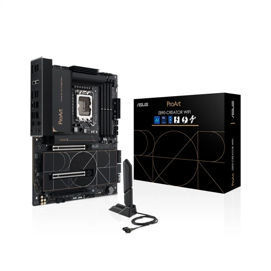 ASUS ProArt Z890-CREATOR WIFI 9066MHz(OC) DDR5 Intel Soket 1851 ATX Anakart