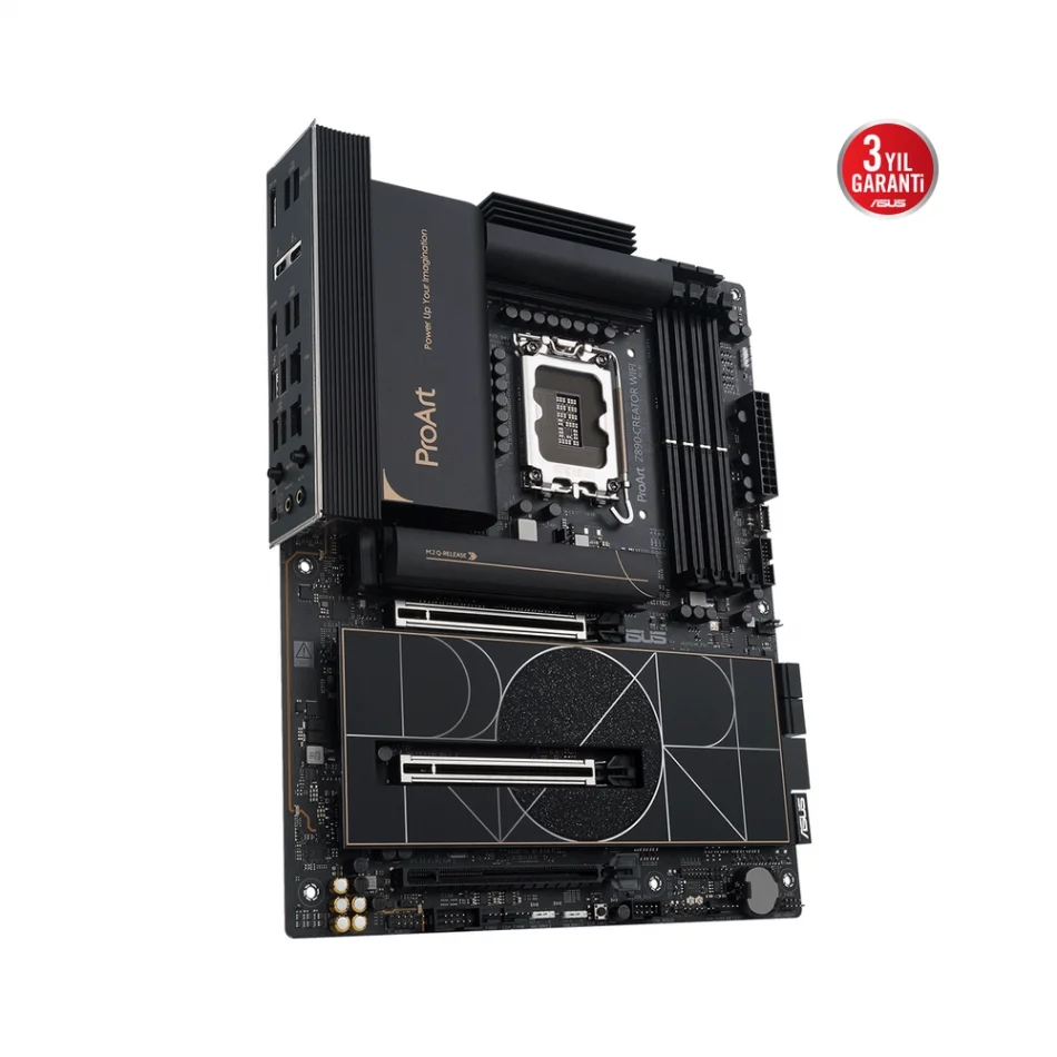 ASUS ProArt Z890-CREATOR WIFI 9066MHz(OC) DDR5 Intel Soket 1851 ATX Anakart