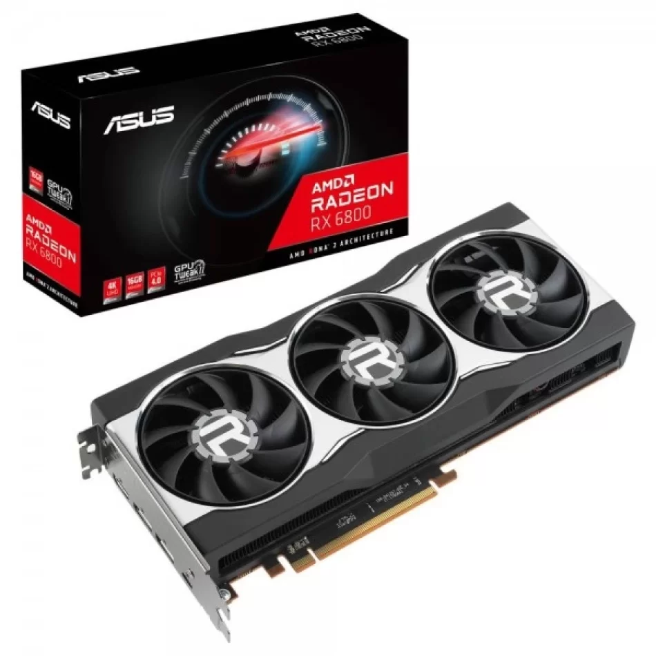 ASUS Radeon RX 6800 16 GB GDDR6 256Bit DX12 AMD Ekran Kartı