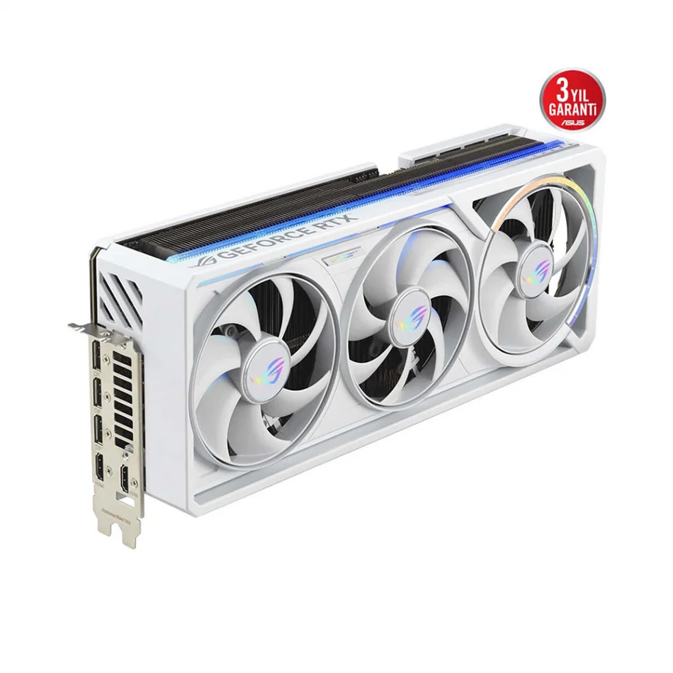 ASUS ROG Astral GeForce RTX 5080 White OC Edition 16GB GDDR7 256 Bit NVIDIA DLSS 4 Beyaz Ekran Kartı