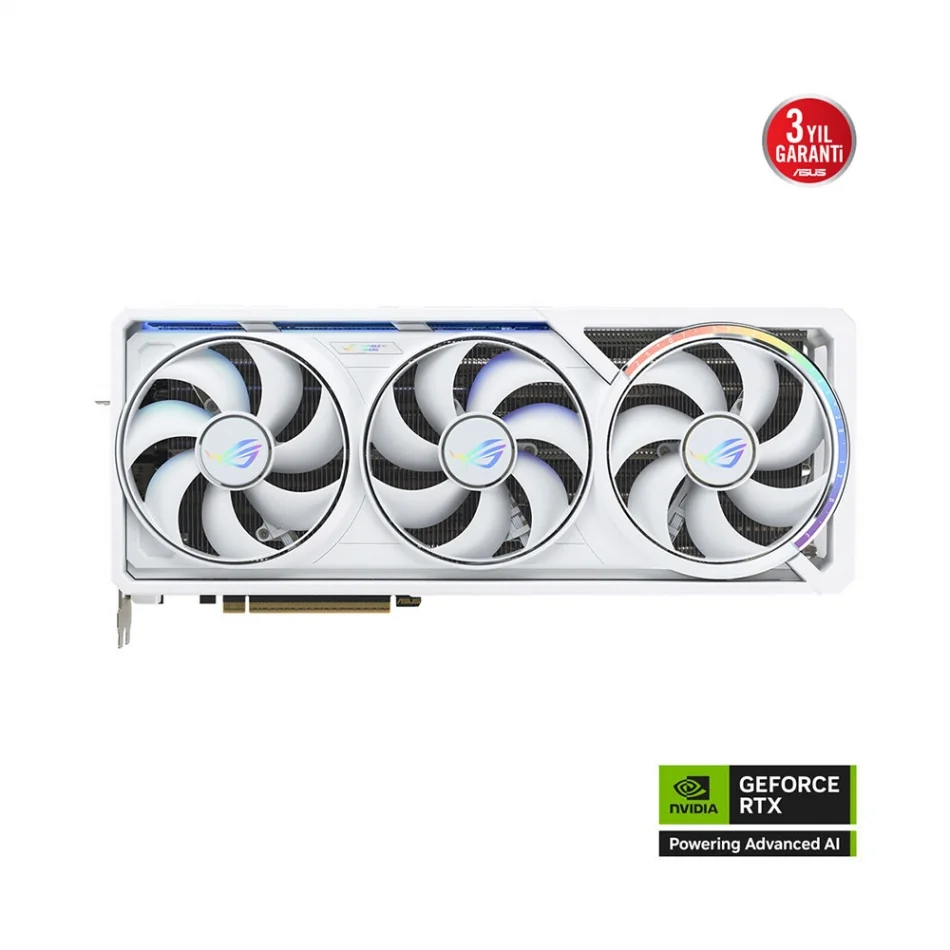 ASUS ROG Astral GeForce RTX 5090 White OC Edition 32GB GDDR7 512 Bit NVIDIA DLSS 4 Beyaz Ekran Kartı