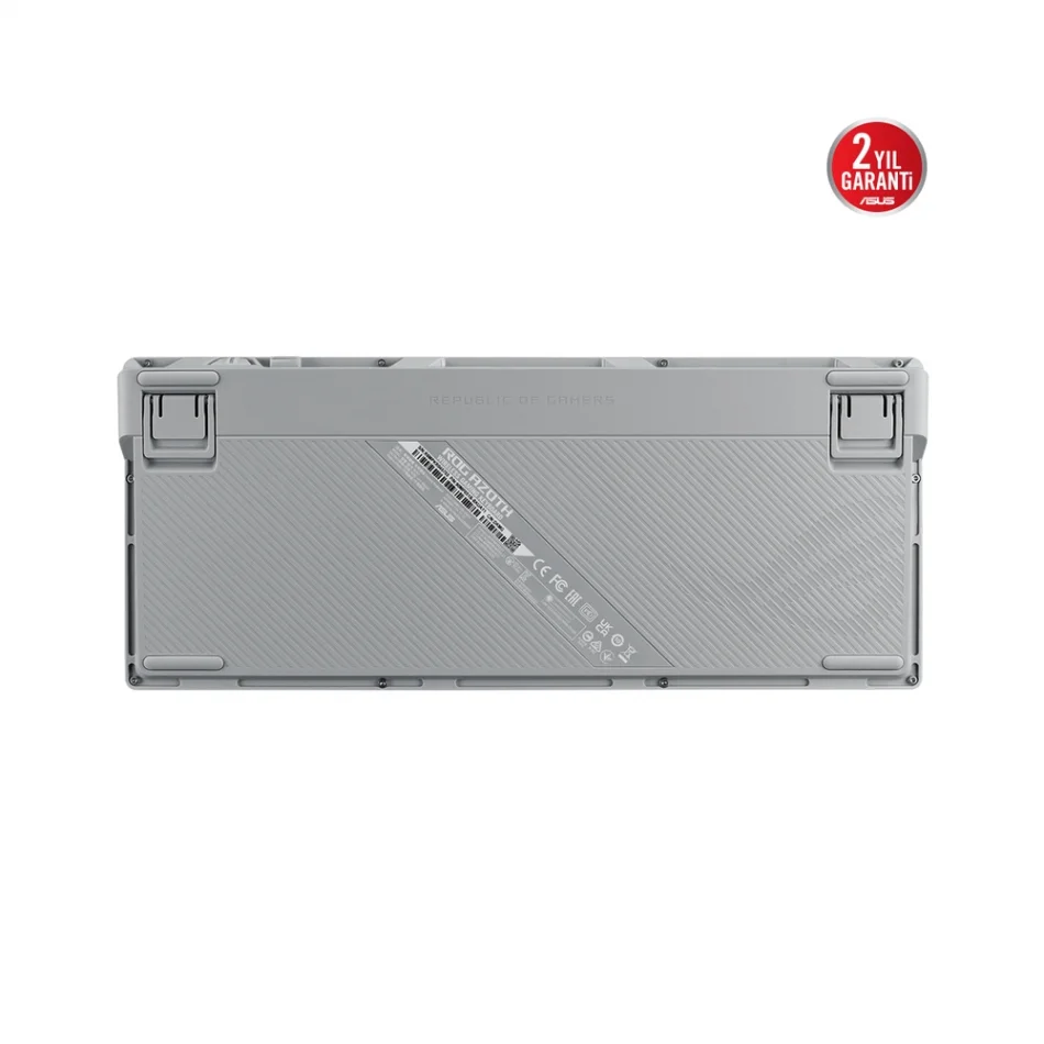 ASUS ROG Azoth %75 TKL OLED Ekranlı Kablosuz NX Snow Switch İngilizce Q Beyaz Gaming Klavye