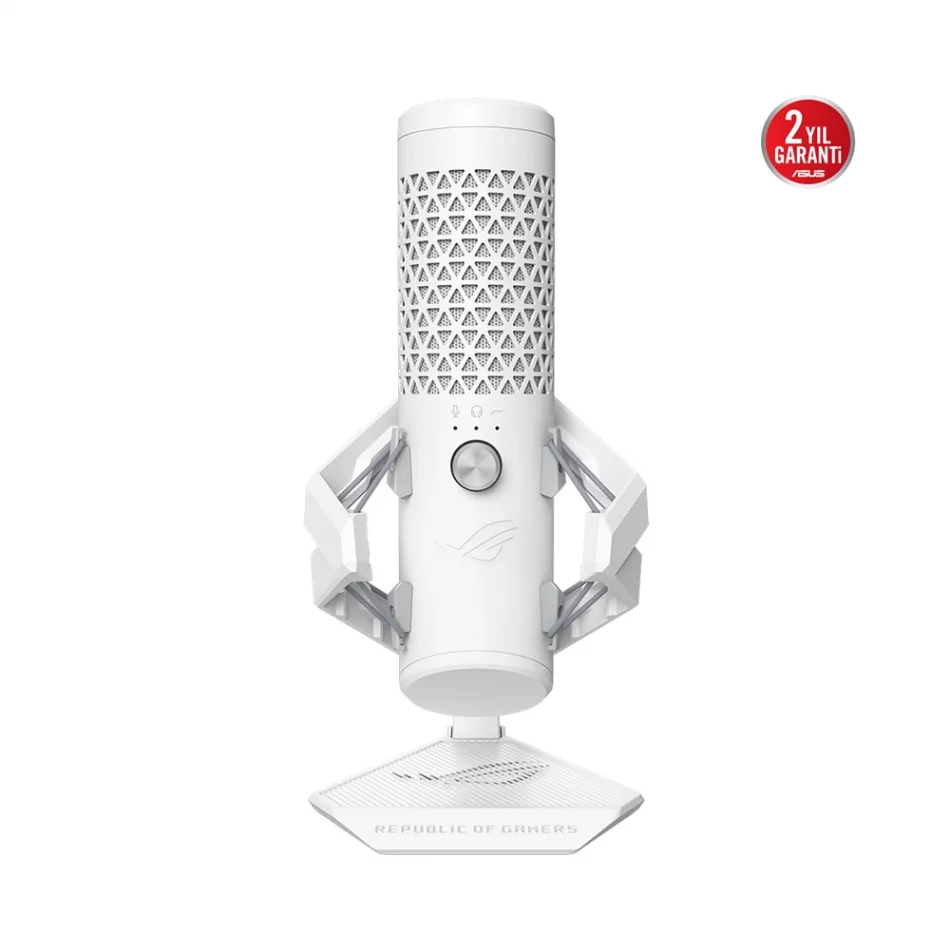 ASUS ROG Carnyx RGB White Edition USB 192KHz Beyaz Gaming Mikrofon