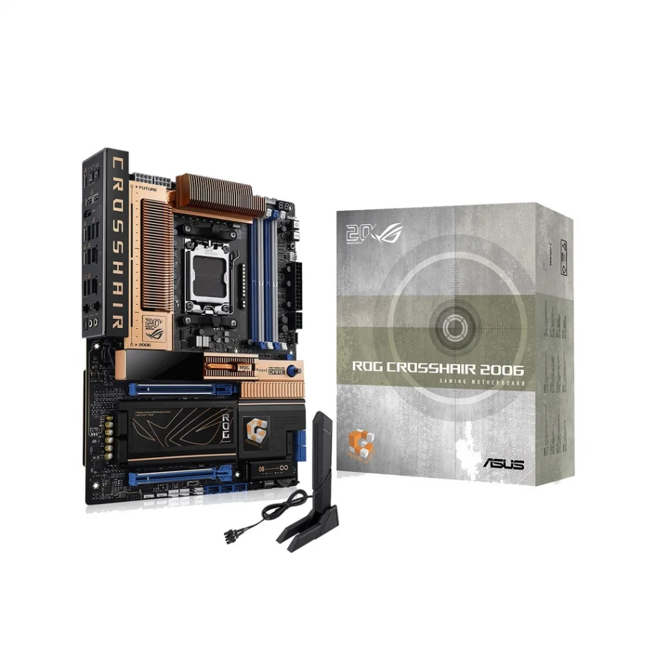ASUS ROG CROSSHAIR 2006 ROG 20th Anniversary Edition X870E 8600MHz(OC) DDR5 AMD Soket AM5 ATX Anakart