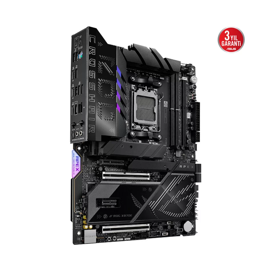 ASUS ROG CROSSHAIR X870E APEX 8200MHz(OC) DDR5 AMD Soket AM5 ATX Anakart