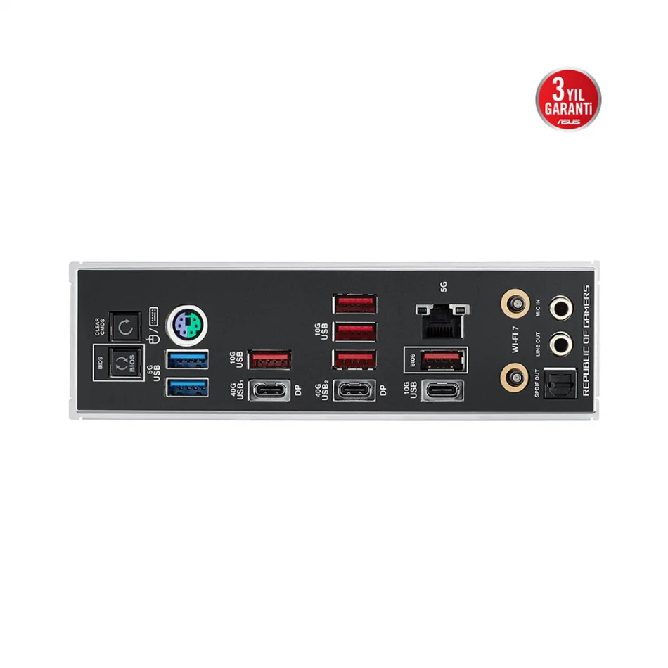 ASUS ROG CROSSHAIR X870E APEX 8200MHz(OC) DDR5 AMD Soket AM5 ATX Anakart