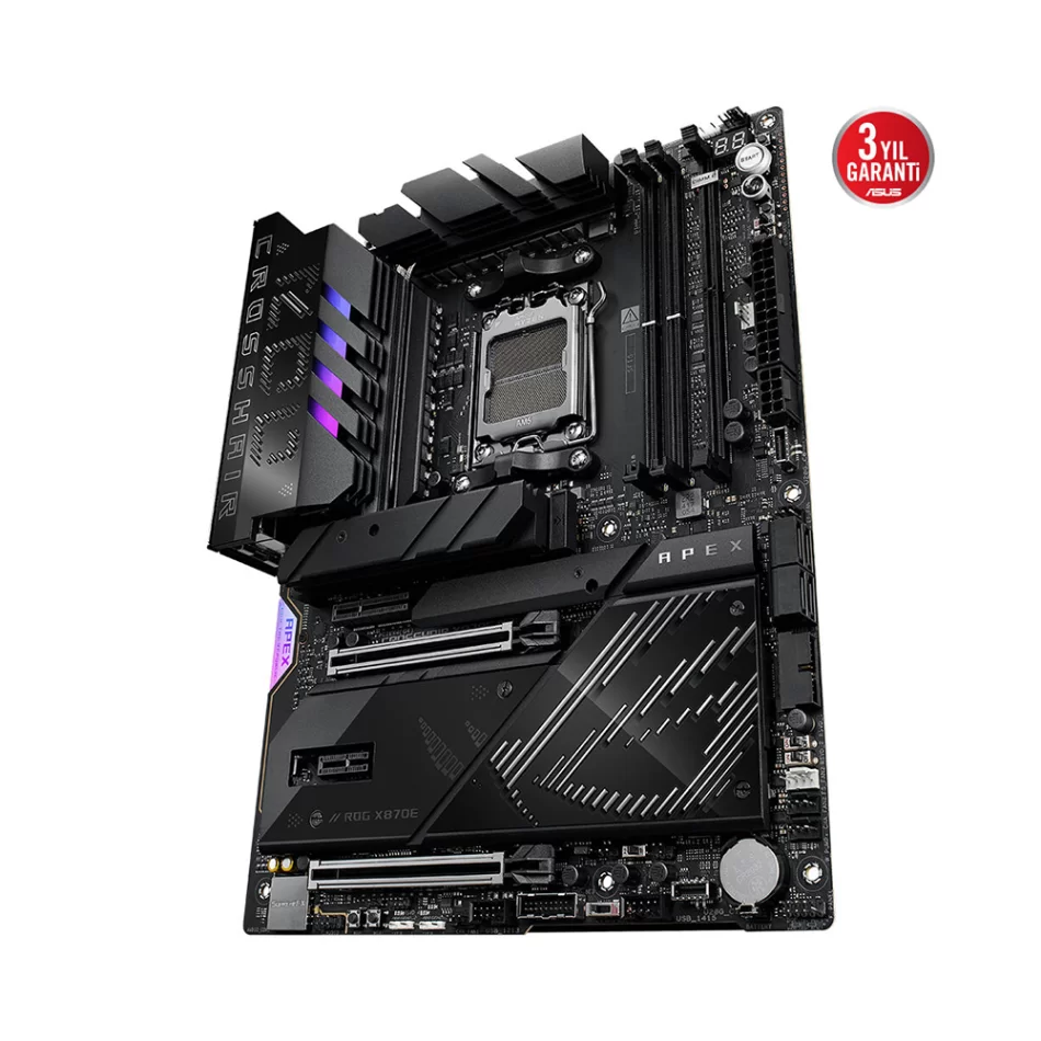 ASUS ROG CROSSHAIR X870E APEX 8200MHz(OC) DDR5 AMD Soket AM5 ATX Anakart