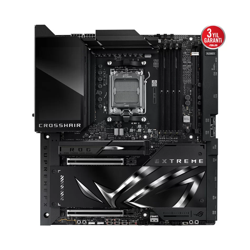 ASUS ROG CROSSHAIR X870E EXTREME 8200MHz(OC) DDR5 AMD Soket AM5 eATX Anakart