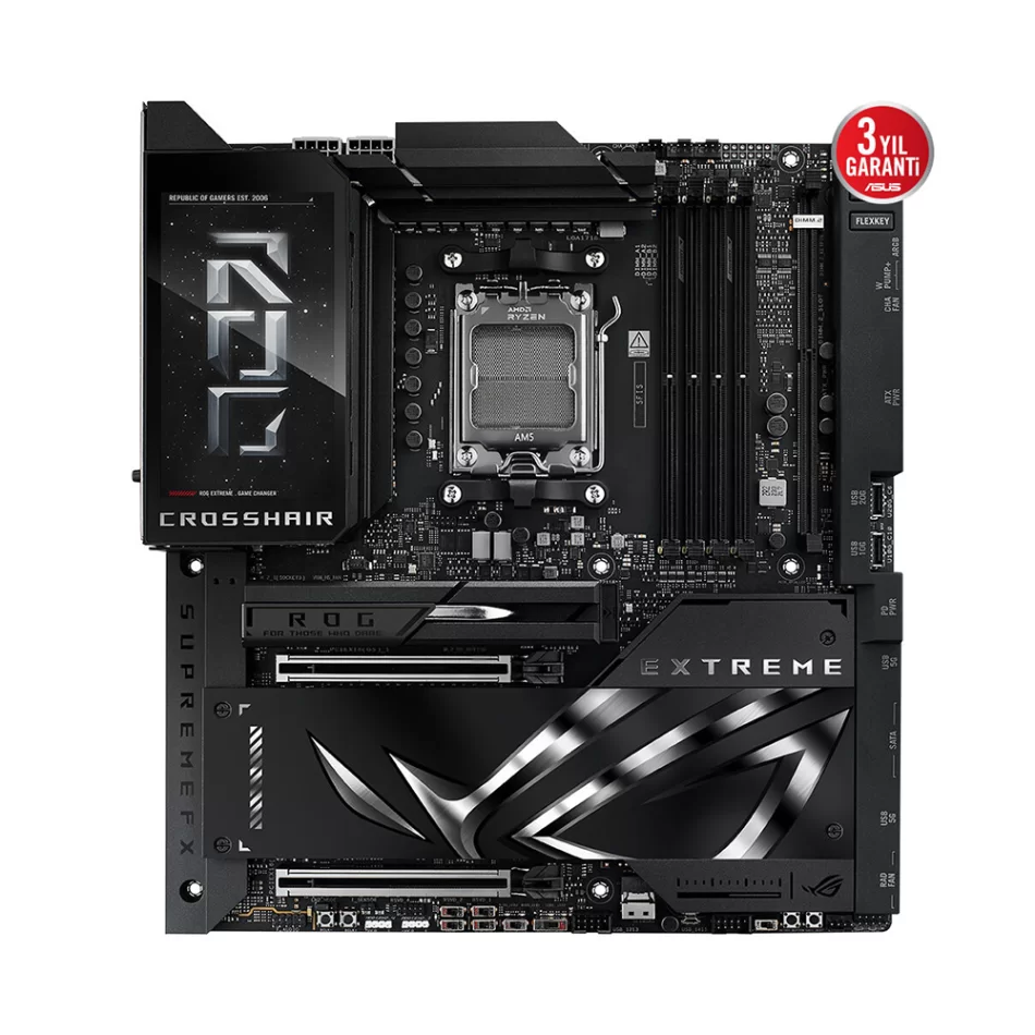 ASUS ROG CROSSHAIR X870E EXTREME 8200MHz(OC) DDR5 AMD Soket AM5 eATX Anakart