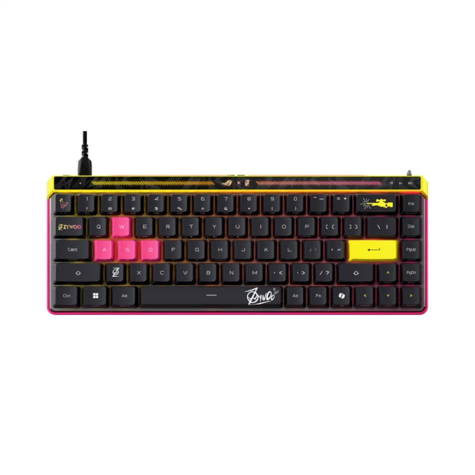 ASUS ROG Falchion Ace HFX ZywOo Edition HFX Manyetik Switch 8000Hz Polling Rate Dokunmatik Panel %65 TKL Gaming Klavye