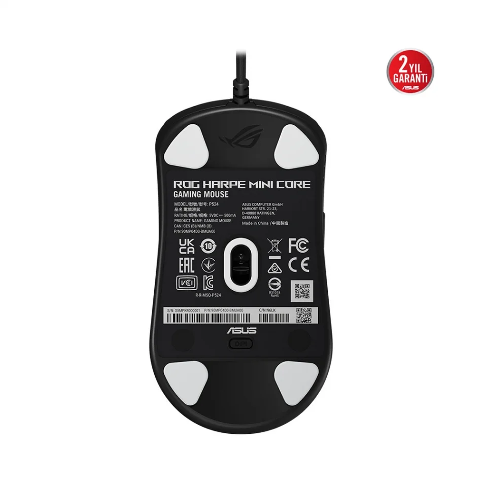 ASUS ROG Harpe Ace Mini Core 1000Hz Kablolu Gaming Mouse