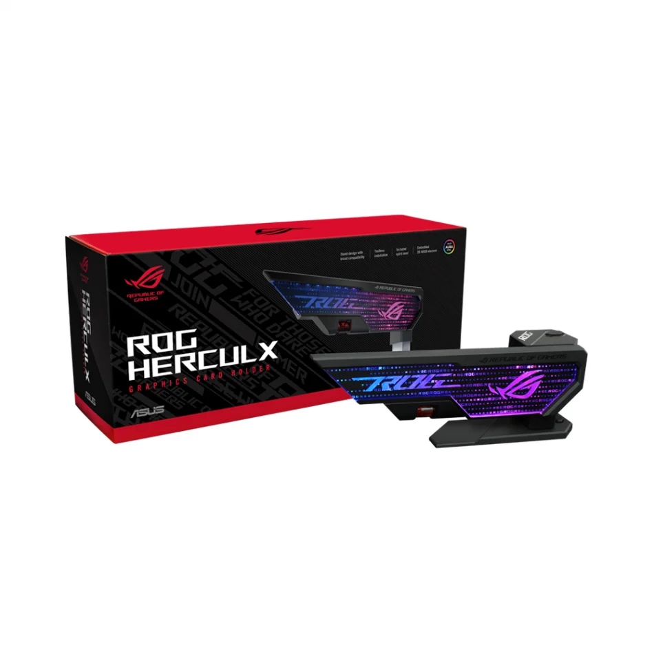ASUS ROG HERCULX XH01 RGB Ekran Kartı Tutucu