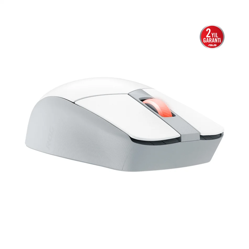 ASUS ROG Impact III Wireless 36000 DPI Kablosuz Beyaz Gaming Mouse