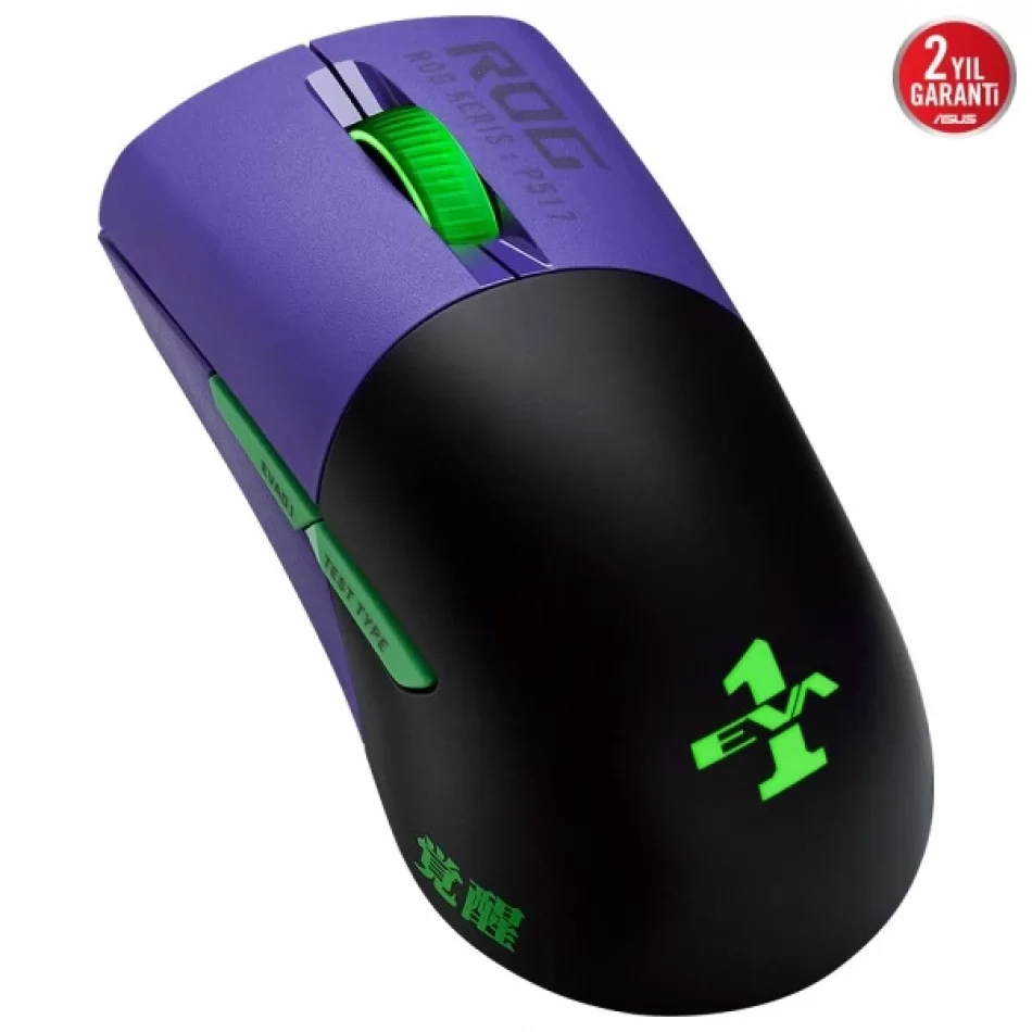 ASUS ROG KERIS WIRELESS EVA EDITION OYUNCU MOUSE 16000 DPI 400 IPS OPTİK SENSÖR AURA SYNC RGB