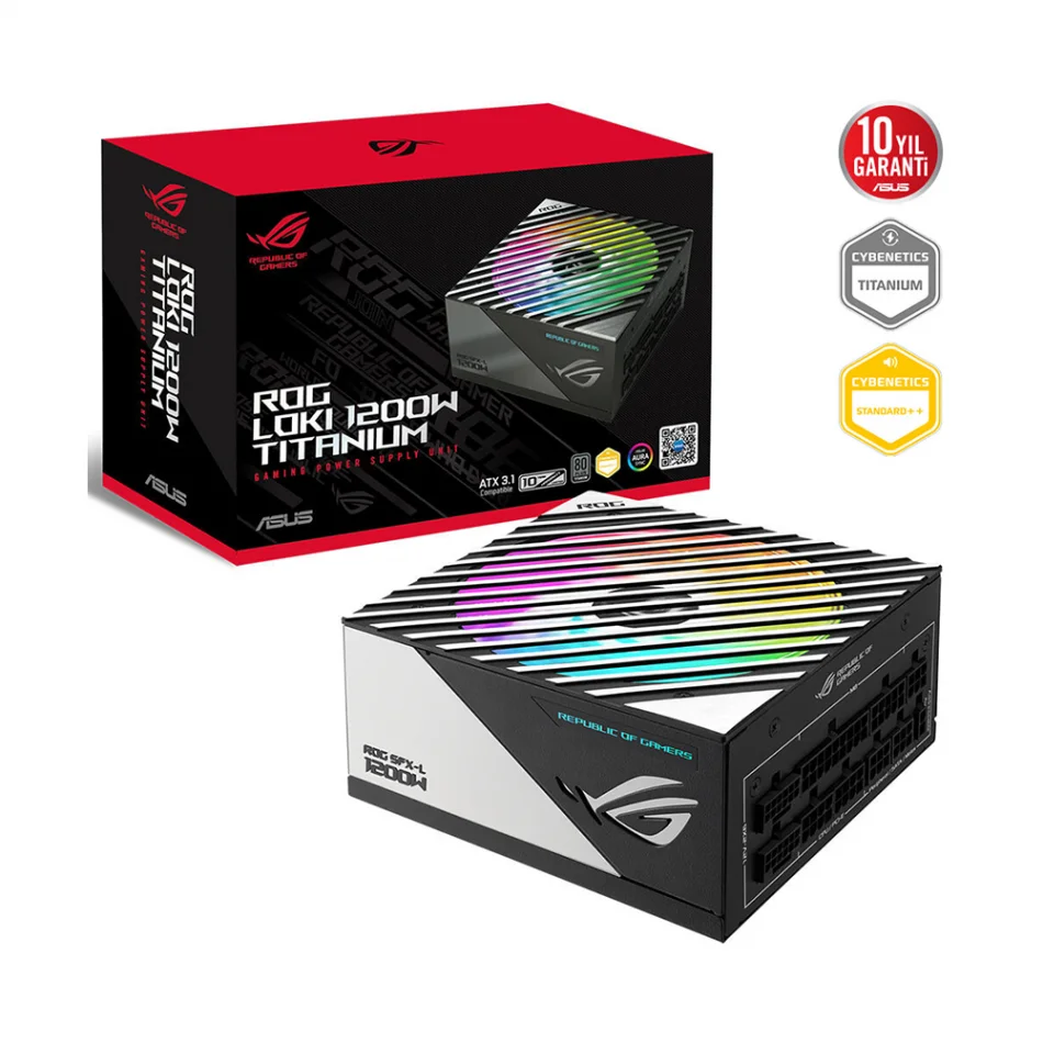 ASUS ROG Loki SFX-L 1200W Titanium Full Modüler PCIe Gen 5.0 ATX 3.1 Uyumlu Gaming Power Supply