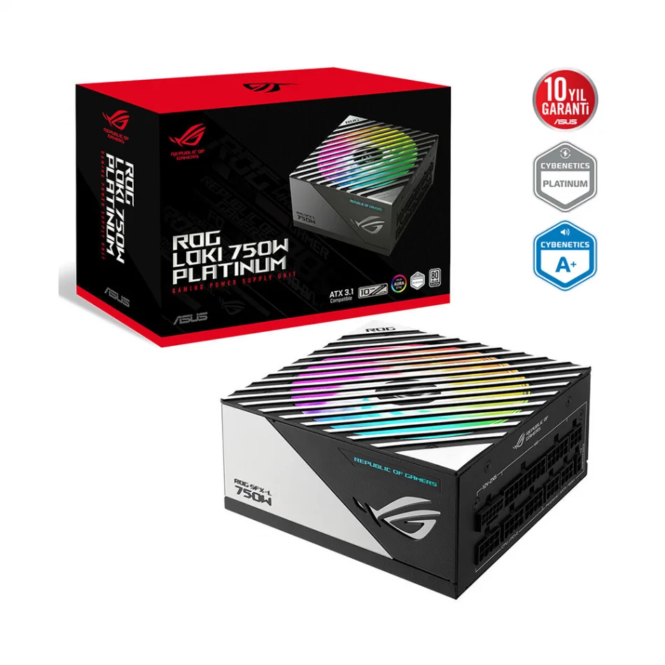 ASUS ROG Loki SFX-L 750P 750W Gaming 80+ Platinum Tam Modüler Güç Kaynağı