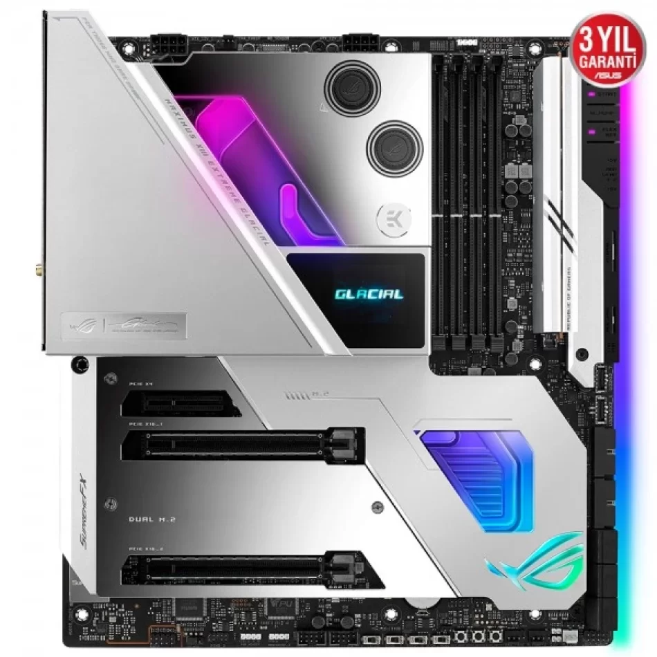 ASUS ROG MAXIMUS XIII EXTREME GLACIAL Z590 5333MHz(OC) DDR4 Intel Soket 1200 E-ATX Anakart