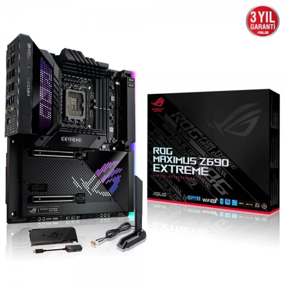 ASUS ROG MAXIMUS Z690 EXTREME 6400MHz(OC) DDR5 Intel Soket 1700 E-ATX Anakart