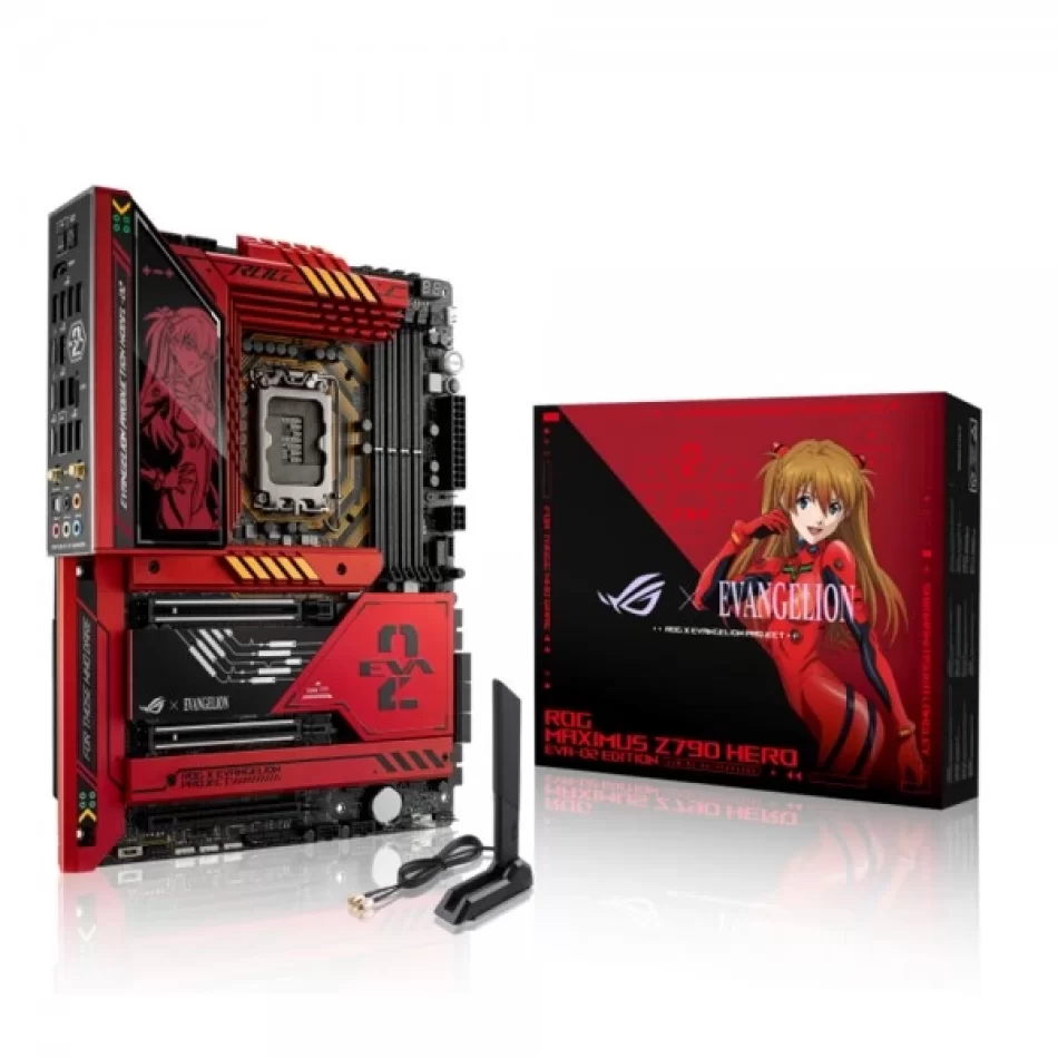 ASUS ROG MAXIMUS Z790 HERO EVA-02 EDITION 7800MHz(OC) DDR5 Intel Soket 1700 Atx Anakart