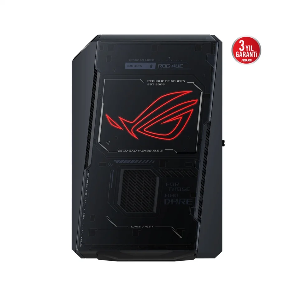 ASUS ROG NUC Intel Ultra U7 255HX 16GB DDR5 RAM 1TB SSD NVIDIA GeForce RTX 5060 Win11 Gaming Mini Bilgisayar