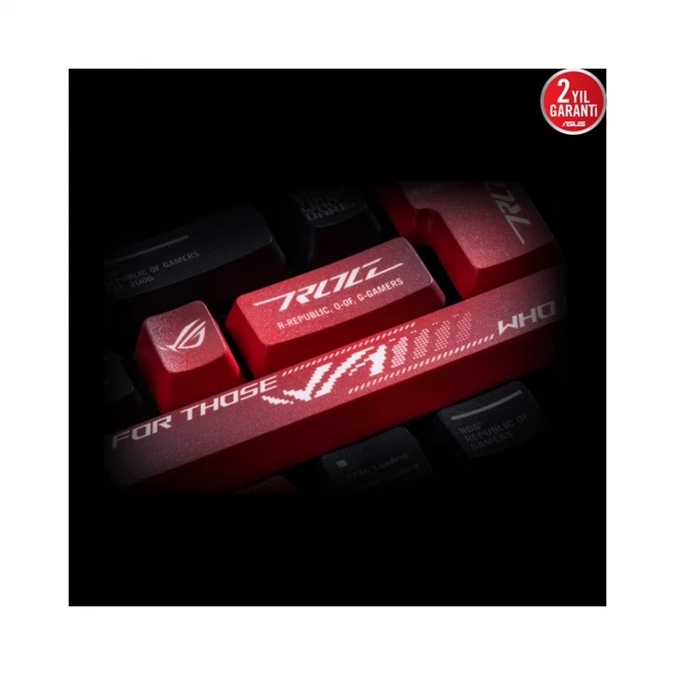 ASUS ROG NX Switchler ile Uyumlu Dye-Sub PBT 13 Adet Keycap Set