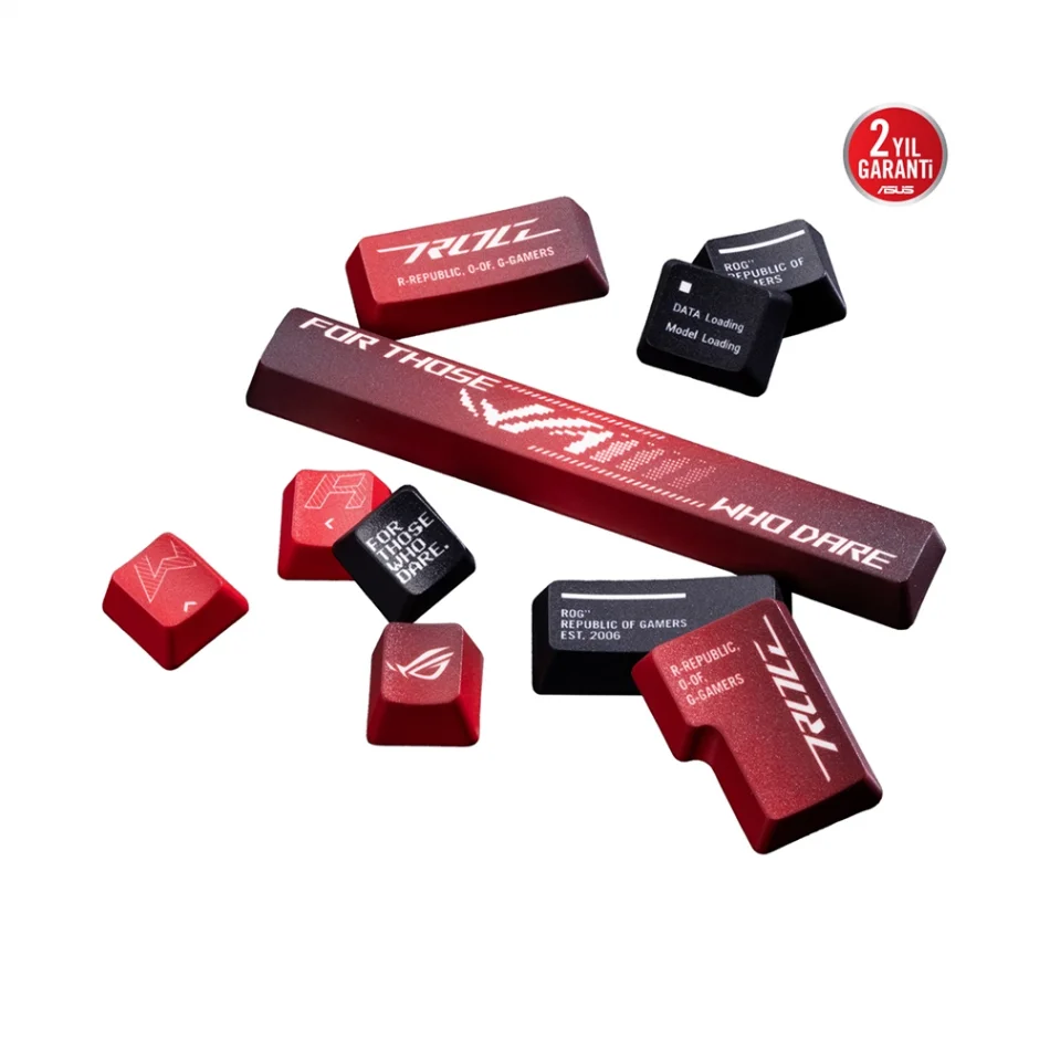 ASUS ROG NX Switchler ile Uyumlu Dye-Sub PBT 13 Adet Keycap Set