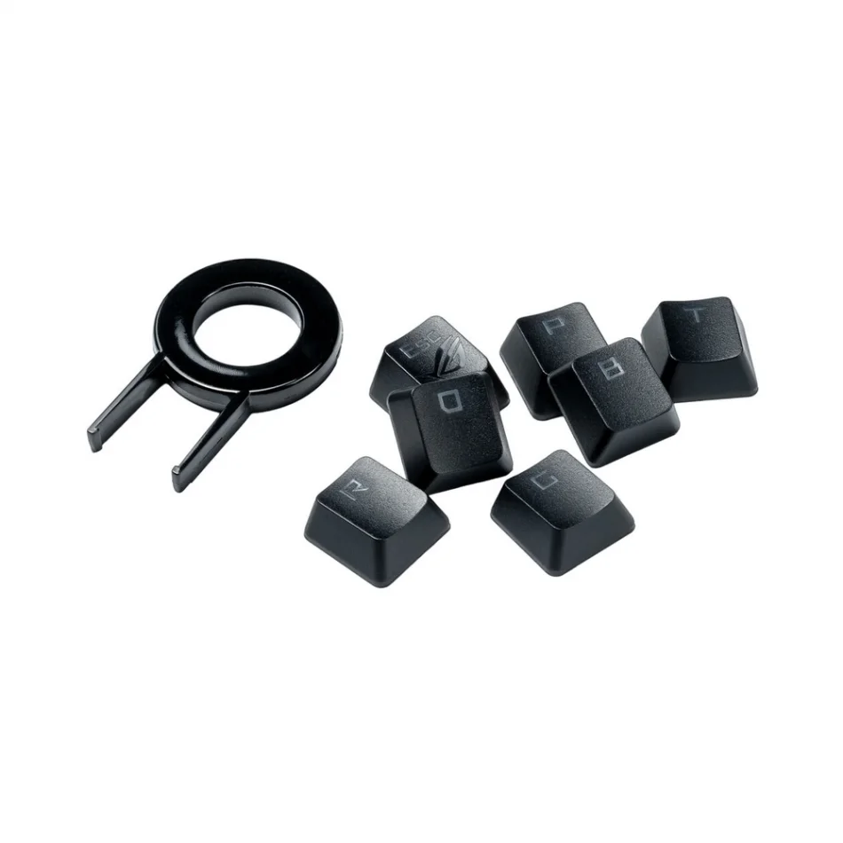 ASUS ROG Optik NX Switchler ile Uyumlu Doubleshot PBT 124 Adet Keycap Set