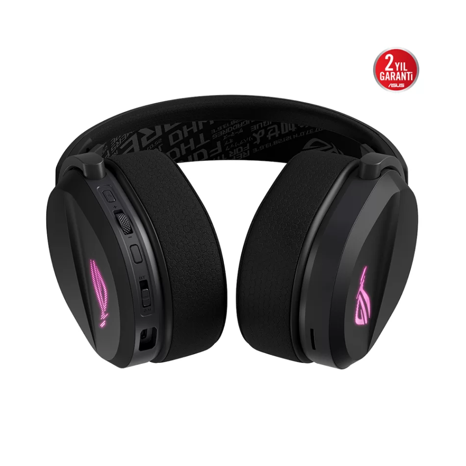 ASUS ROG Pelta PS5 Destekli Speednova Siyah Kulaküstü Kablosuz Headset Kulaklık